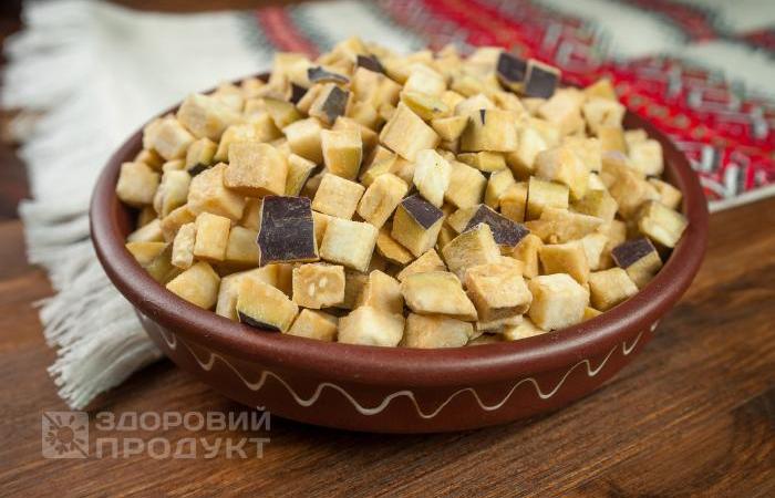 Баклажан заморожений (кубик, різаний)