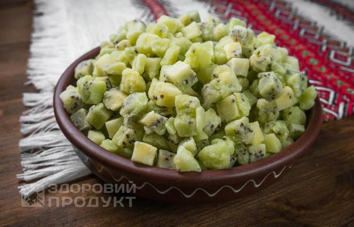 Frozen kiwi (cube) 10x10mm, Italy