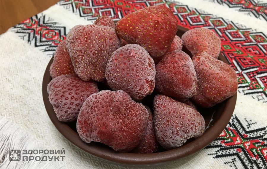 Frozen strawberries 35+ (highest grade), Ukraine