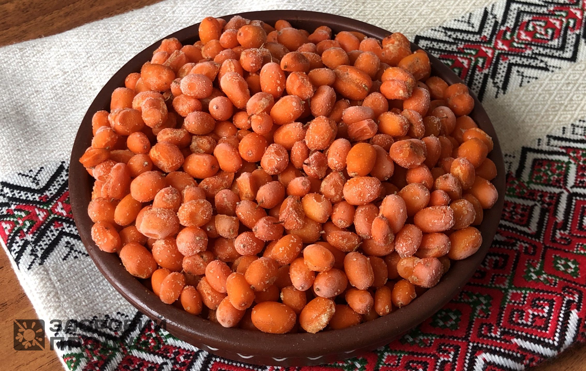 Frozen sea buckthorn