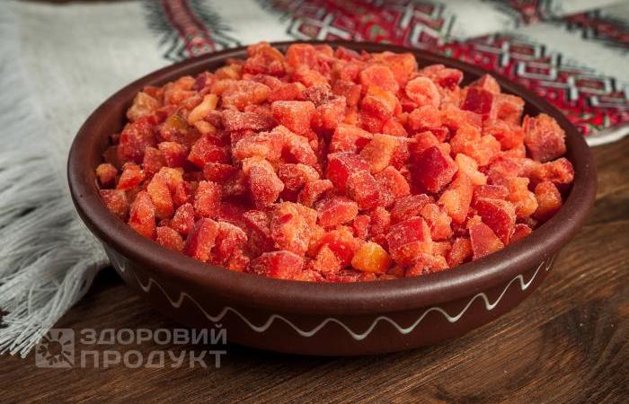 Frozen pepper (cubed, red)