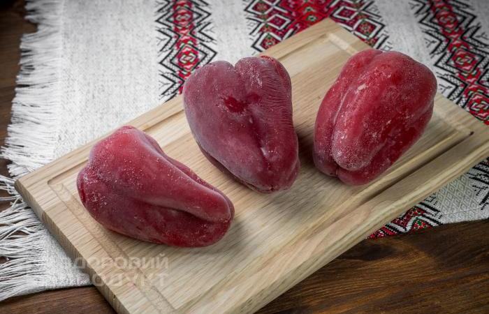 Перець заморожений (цілий, червоний), Україна