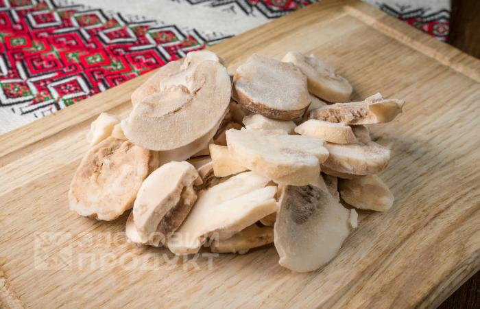Frozen champignon mushrooms (slices)