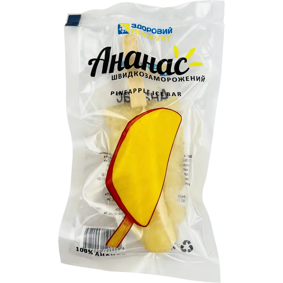 Pineapple Healthy product on a stick 80 g